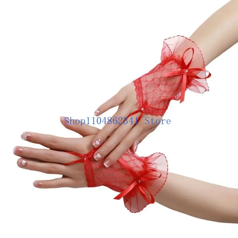 5asd Delicate Lace Gloves Adding Elegance To Any Outfit Fingerless Gloves