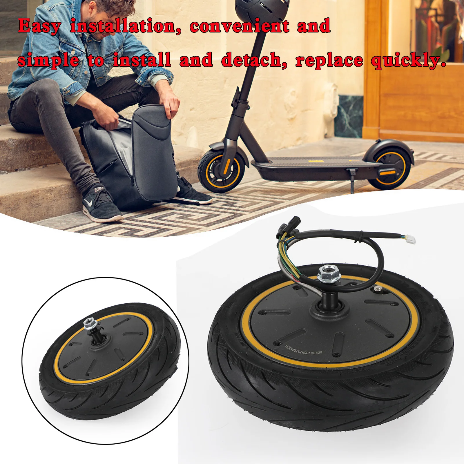 

350W Motor MAX G30 Electric Scooter Rear Wheel Drive Hub Motor for Segway NINEBOT MAX G30 Scooter KickScooter Accessories