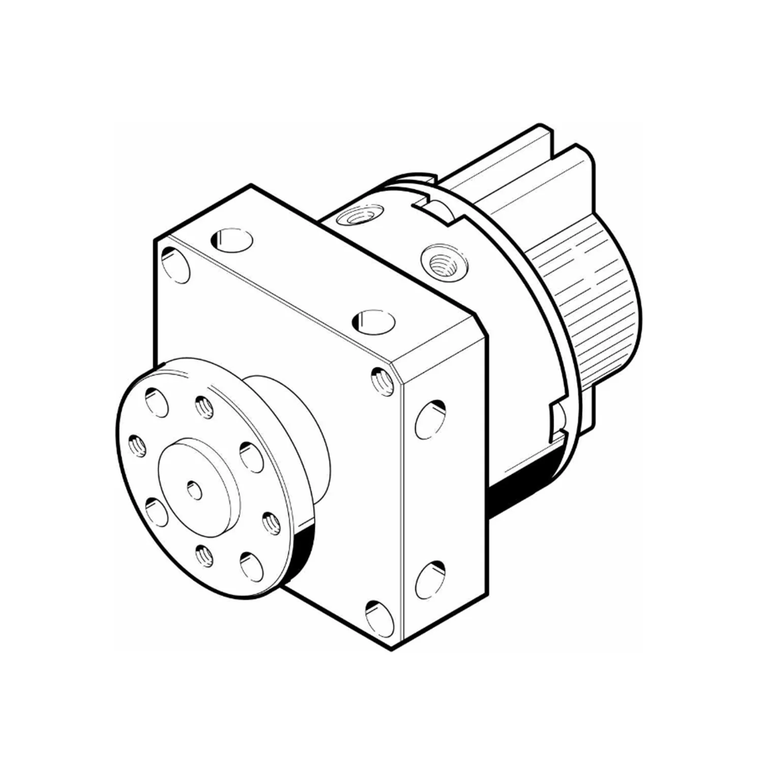 

FESTO DSM-8-180-P-A-FW 185937 Rotary Actuator New