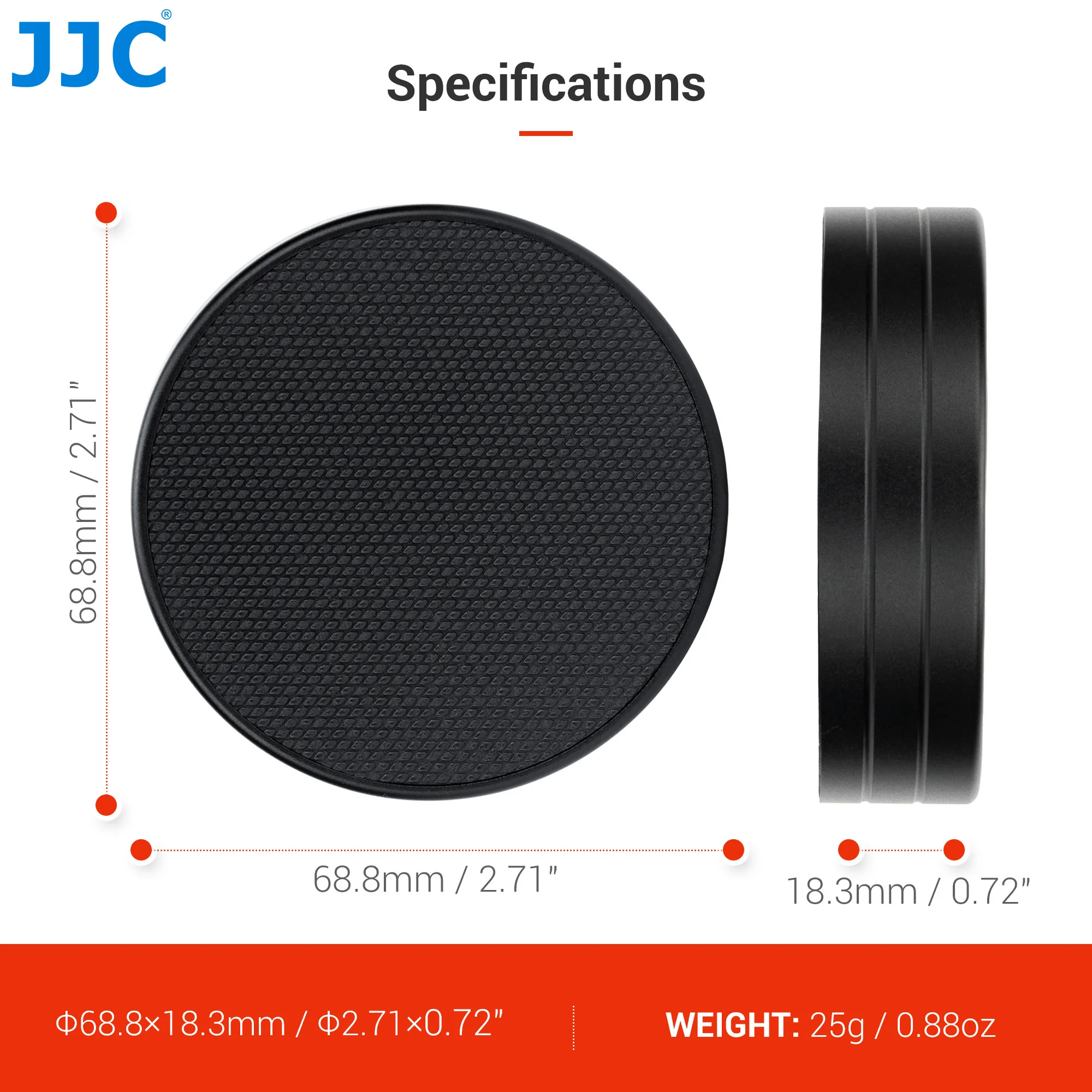 Легкая крышка объектива JJC для Leica Q3 43 Q3 Q2 Q-P, крышка объектива из алюминиевого сплава, защита от царапин, пыленепроницаемые аксессуары для камеры