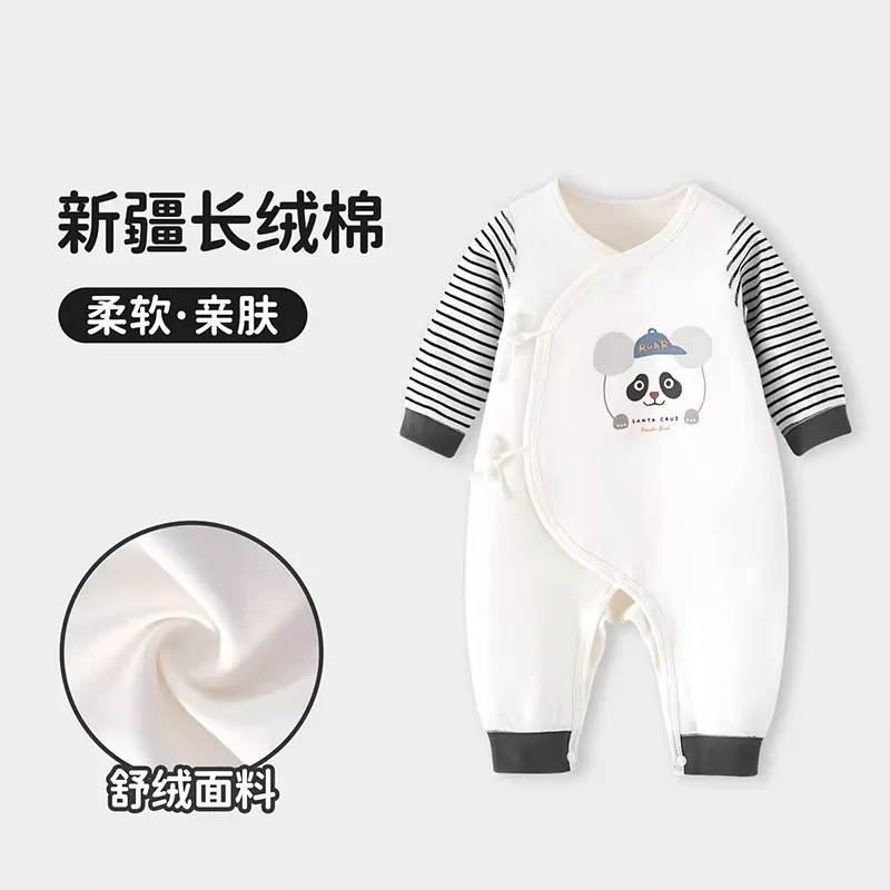 

Одежда для новорожденных, весенне-осенний тонкий комбинезон с длинными рукавами на четыре сезона, домашний комбинезон для ребенка одного месяца