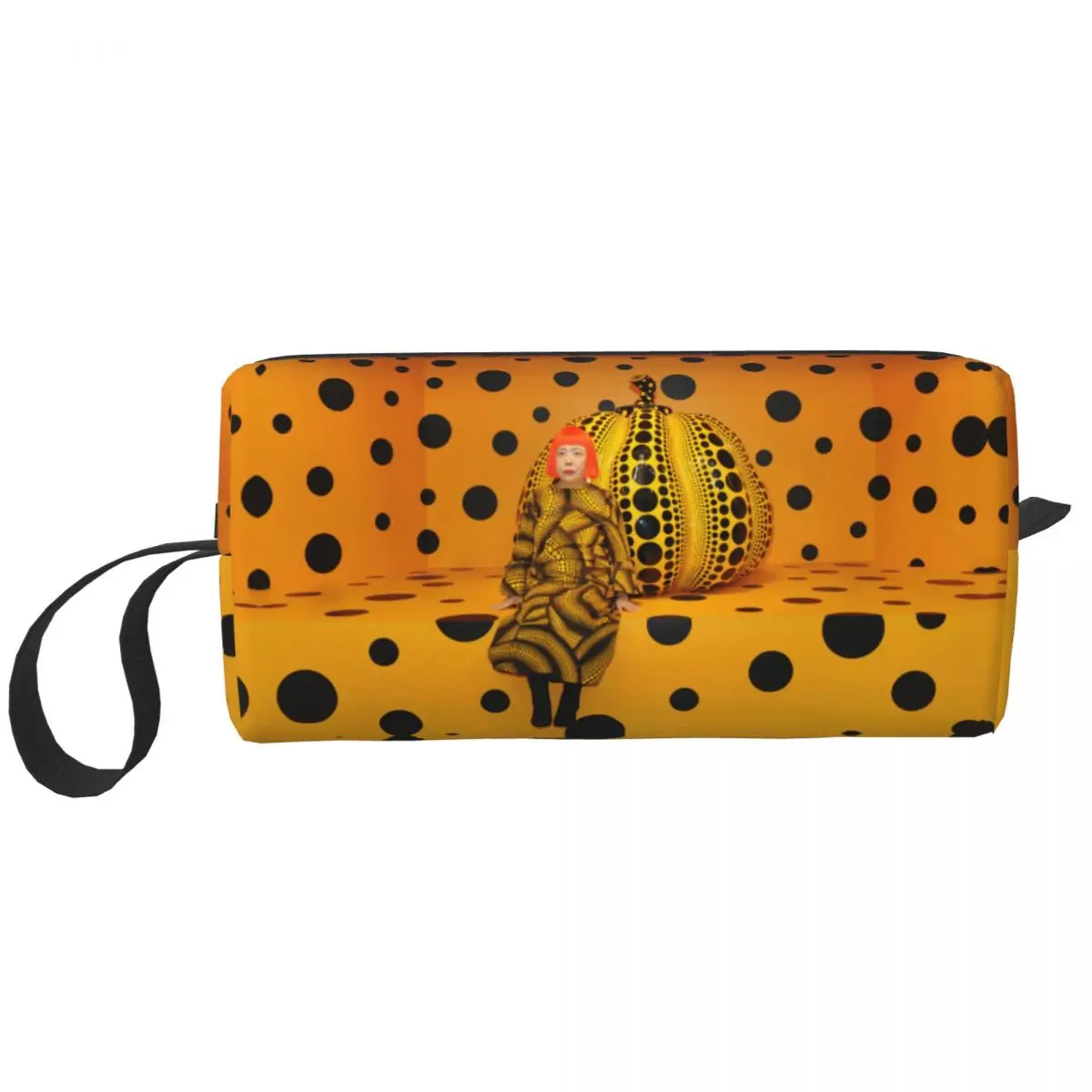 

Yayoi Kusama Pumkin косметичка для женщин, дорожный косметический Органайзер, милые сумки с абстрактным рисунком