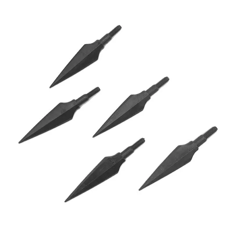 6/12pcs125grain stalowa główka strzały Broadhead porady strzałka punkt groty do strzał łuczniczych dla związku łuk kuszy Recurve łuk polowanie