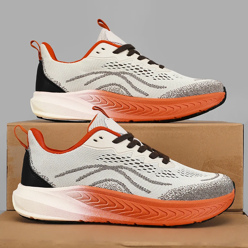 

Autumn New Men's Shoes Thick-Soled Shock-Absorbing Casual Shoes Youth Sports Shoes Large Toe Casual Thick-Soled Sports Shoes