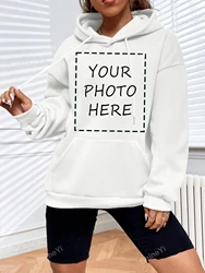 Custom Made Women's Men Pattern Printing Drawstring Pullover Sweatshirt 100 Cotton hoodies Streetwear Toasty hoodie