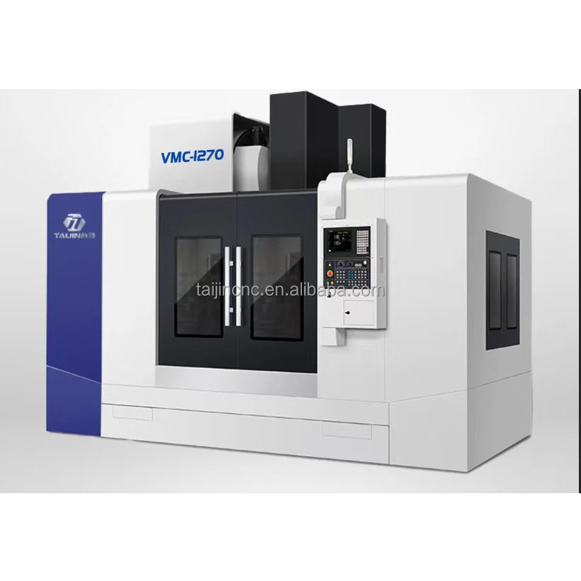 TAIJIN Brand 4 Axis Vmc1270 Hard Rail Taiwan Vmc 1270 CNC Milling Hine Vertical Hining Center