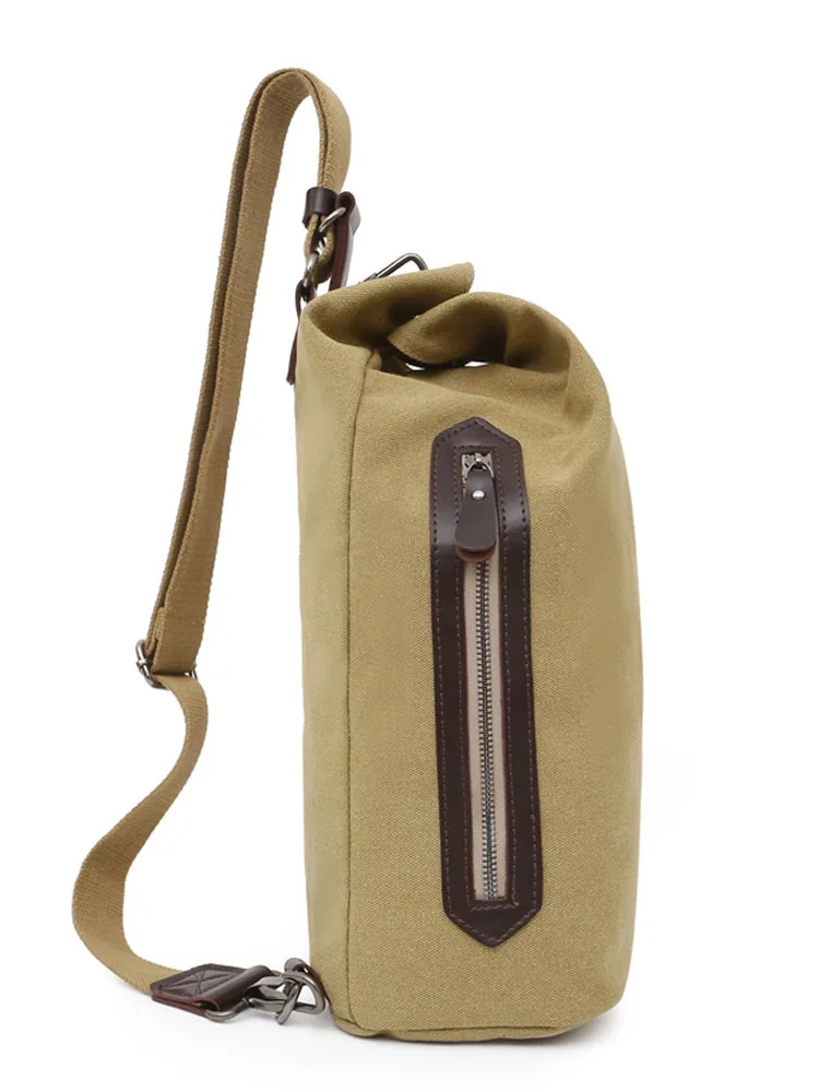 2025 New Vintage Fashion Man's Canvas Backpack Travel Schoolbag Male Backpack MenLarge Capacity Rucksack Shoulder Large Capacity