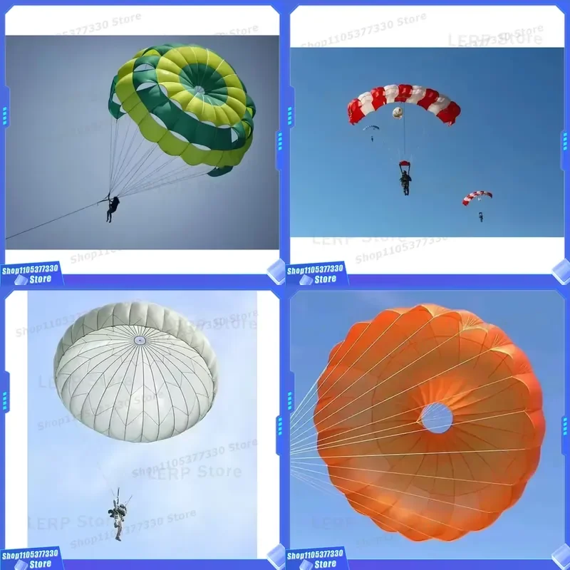 Lowest Price Manufacture Round Glider Parachute Safe