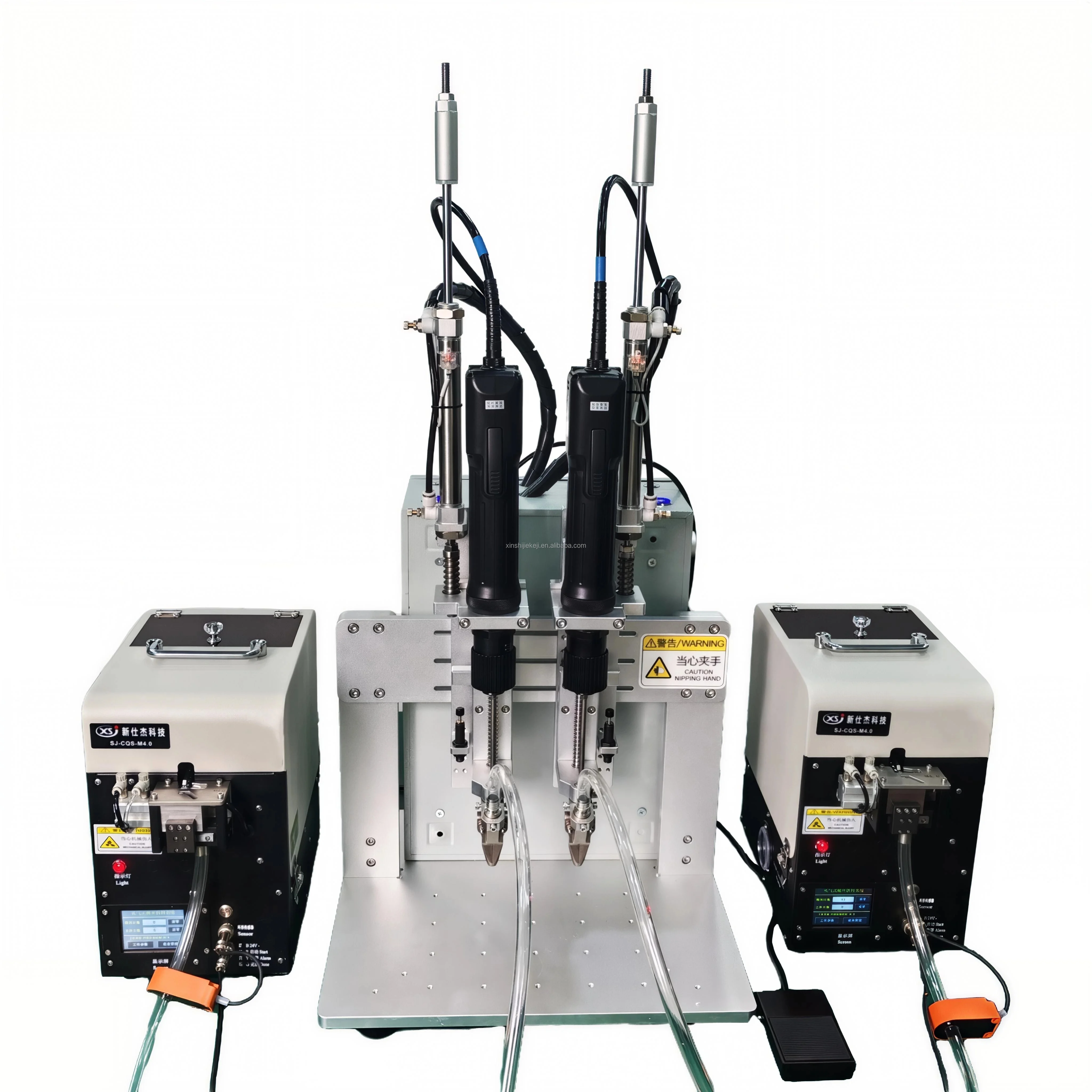 Industrial Customized PLC Motor Platform Screw Tightening Machine Dual Electric Screwdriver Dual Screw Feeder 1 Year 1-90kgf.cm