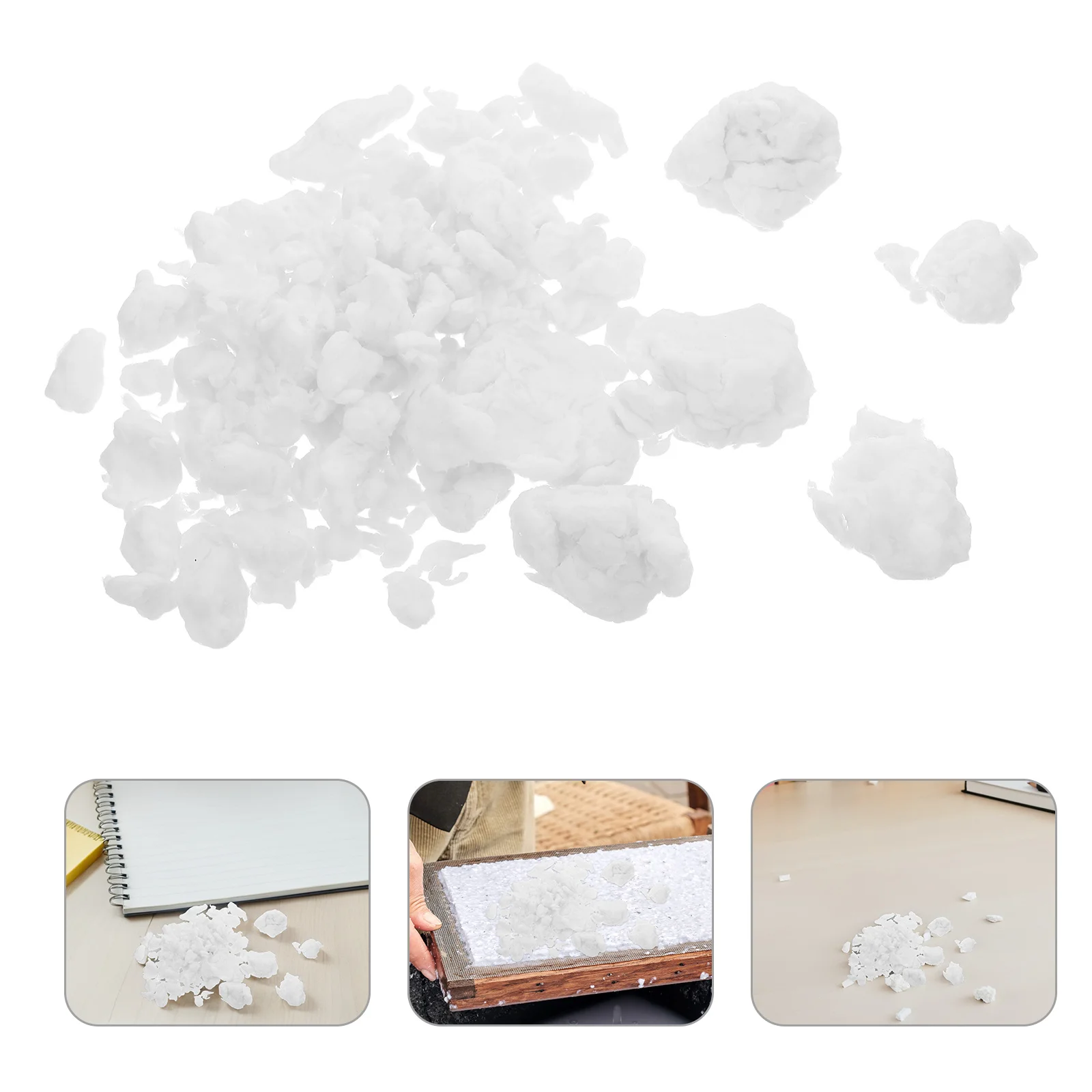 

Traditional Papermaking Pulp Natural Wood Pulp 500g DIY Handmade Paper Supplies Craft Material for School Creative Paper Making