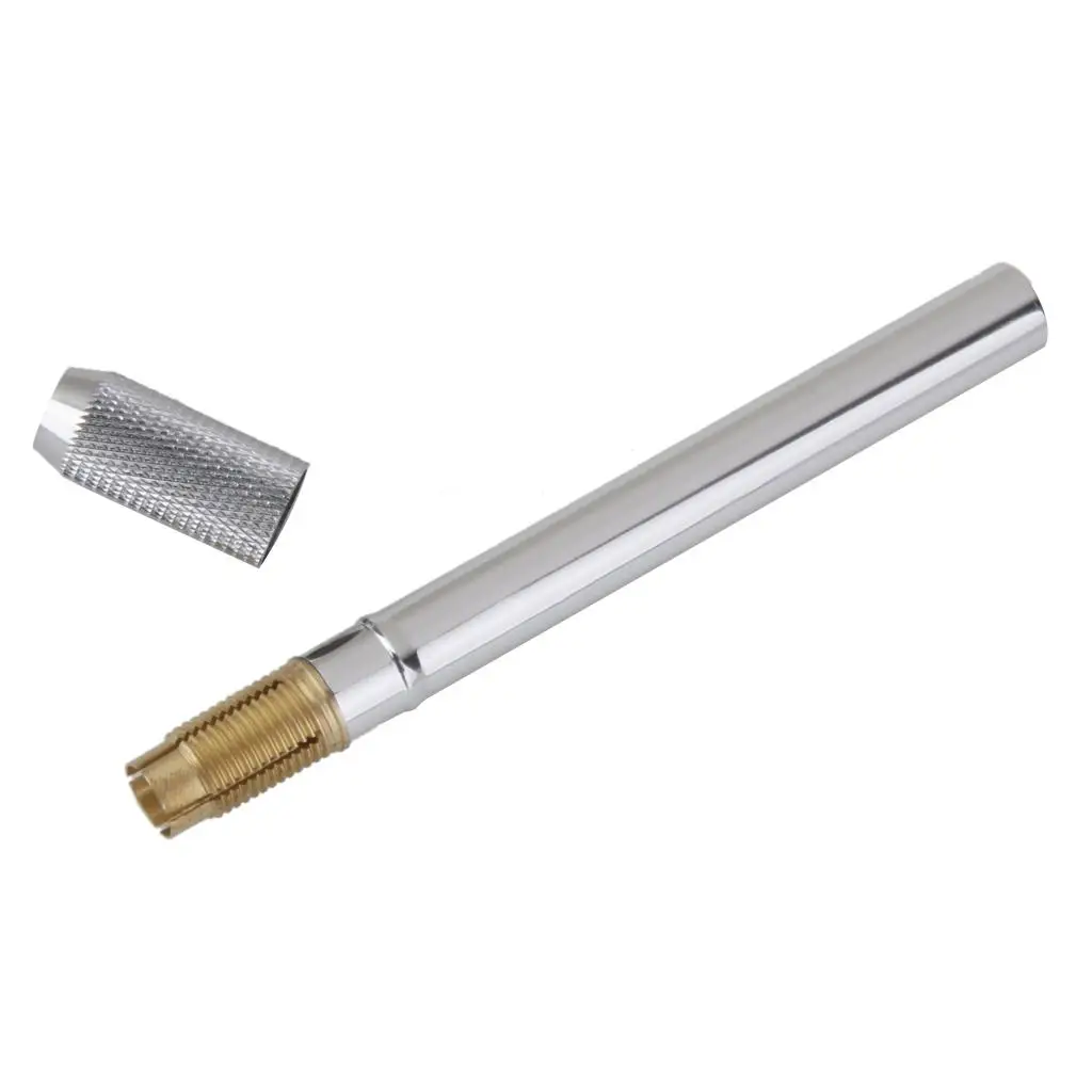 Pencil Extender 8.5cm Aluminum Alloy Lengthener Adjustable Writing Extension Holder for Artists and School