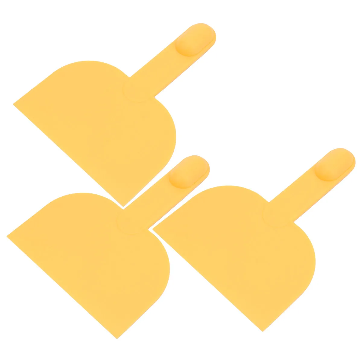 Juego de 3 raspadores de masa resistentes, raspadores de harina, utensilios de cocina para decoración de pasteles, alisado de glaseado y recogida de levadura en polvo