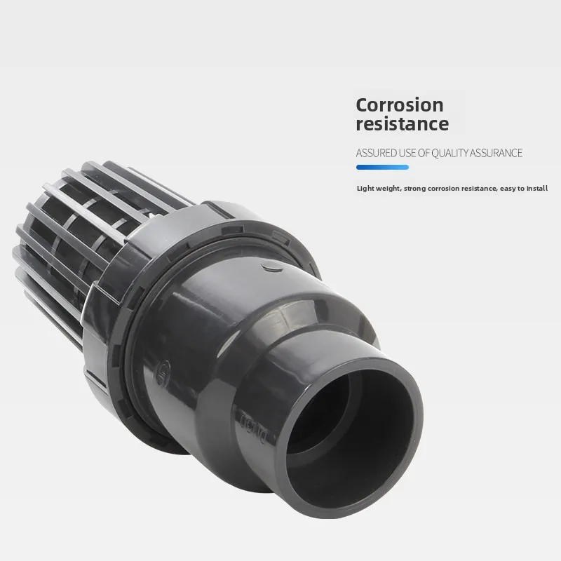 UPVC/PVC Single Make Bottom Valve/filter Valve/end Point Check Valve/plastic Bottom Valve DN15-DN50