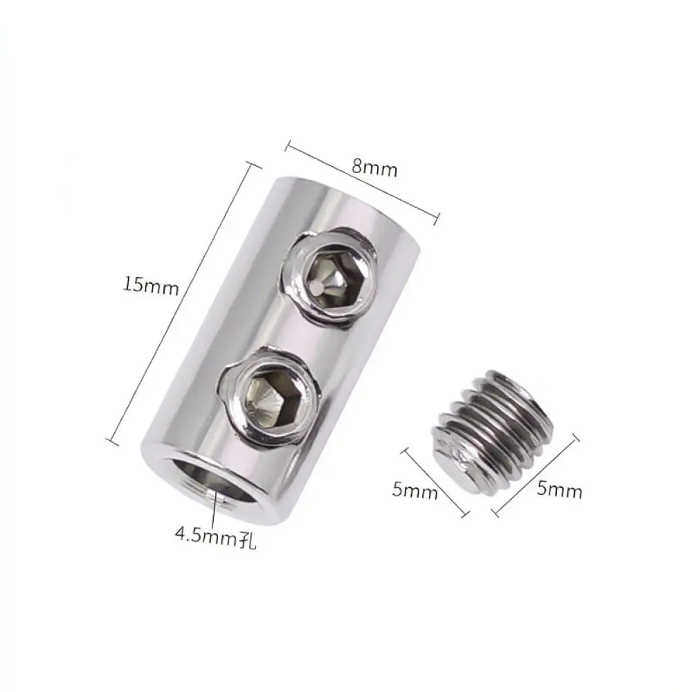 Dual Hole Steel Wire Rope Lock Clamp Adjustable Tensioner Fastener Hardware Accessory For Industrial Rigging Lifting Tools