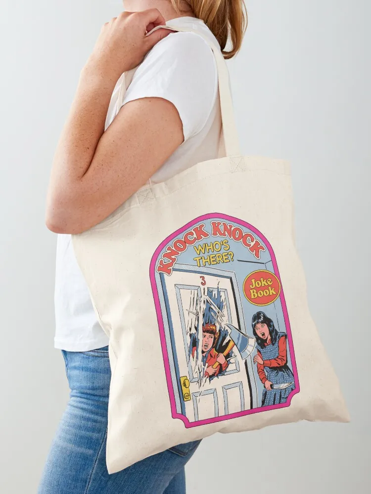 Knock Knock, Who's There Tote Bag canvas bags Cloth bag canvas tote bag