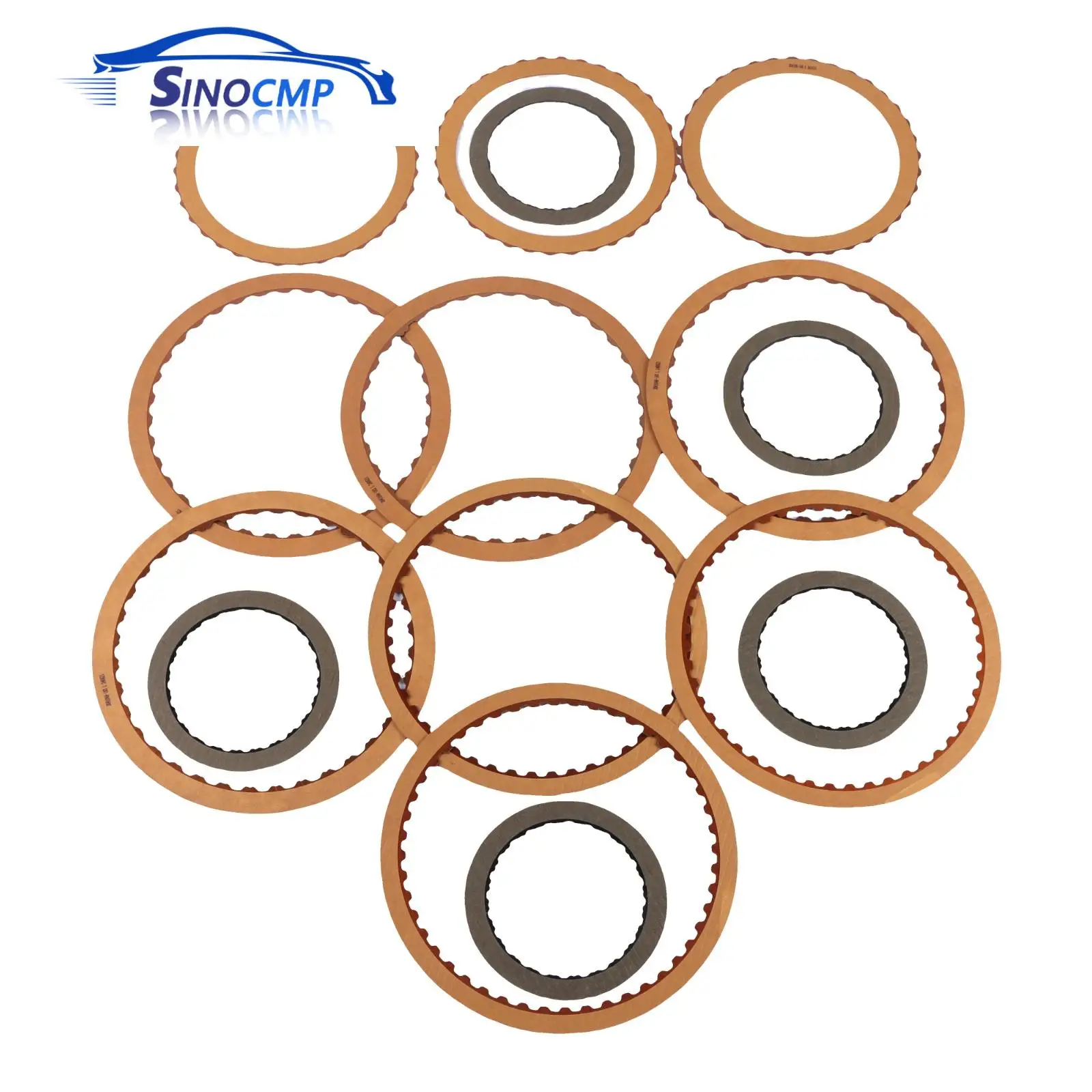 

6F35 Transmission Clutches Friction Repair Kit For 2009-2018 Ford Fusion Mazda Tribute Mercury Milan Mariner 1.5L 1.6L 2.0L 2.5L