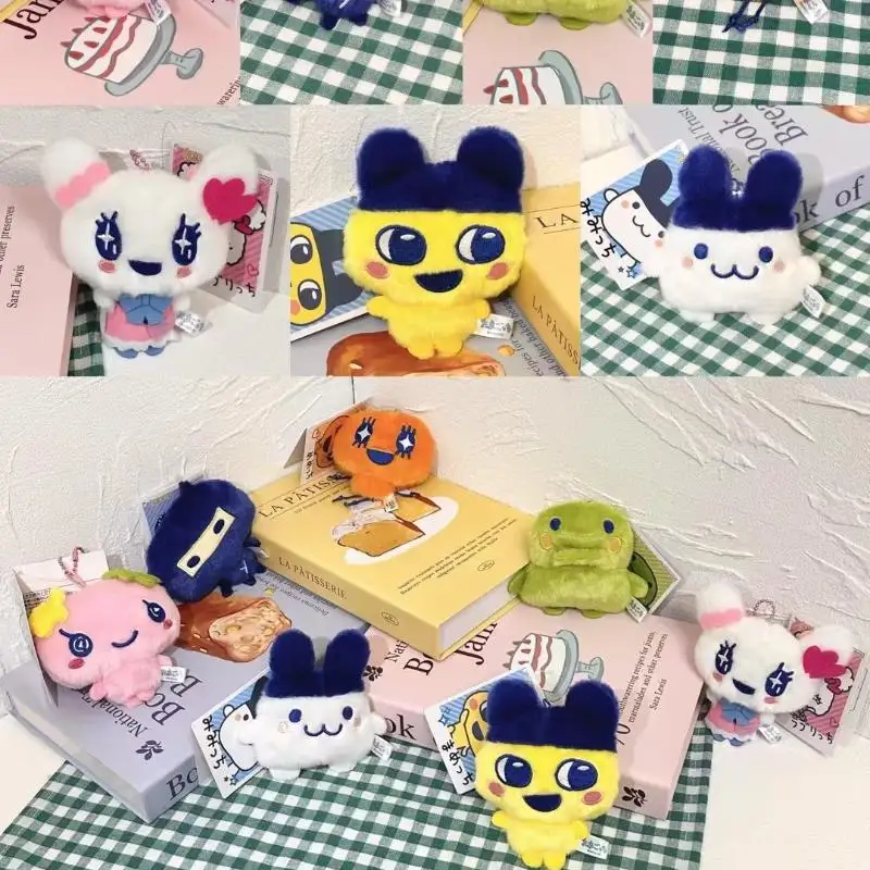 Elektroniczne Zwierzątka Tamagotchi Mimitchi Mametchi Pluszowy Wypełniony Brelok Urocza Laleczka Zawieszka Dziewczęcy Plecak Ozdoba na Zamek Błyskawiczny Zabawka Prezenty