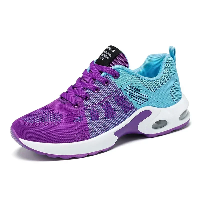 Spring and Autumn Lace FashionColorful Women'sSports ShoesLightweightBreathableCasual Women's Shoes DurableOutdoor Walking Shoes image 3