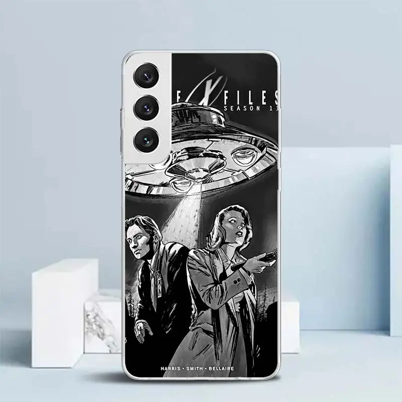 The X Files I Want to Believe Soft Cover for Samsung Galaxy S24 S23 S22 S21 Ultra Print Phone Case S20 FE S10 Plus S10E S9 S8 +