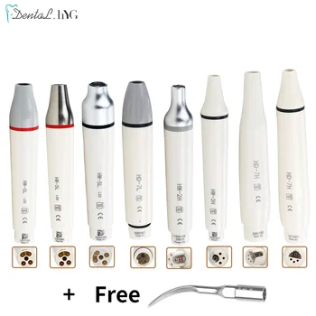 Dental Ultrasonic Piezo Scaler Handpiece HW-3H LED Fit for SATELEC DTE WOODPECKER EMS VRN Dental Ultrasonic Scalers 1pc Get Tips