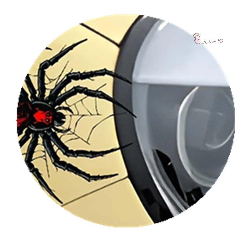 

Забавные наклейки на мотоцикл-паук, водостойкие виниловые наклейки для обтекателя топливного бака, боковые панели, сделай сам, мотоцикл, дизайн декора на Хэллоуин