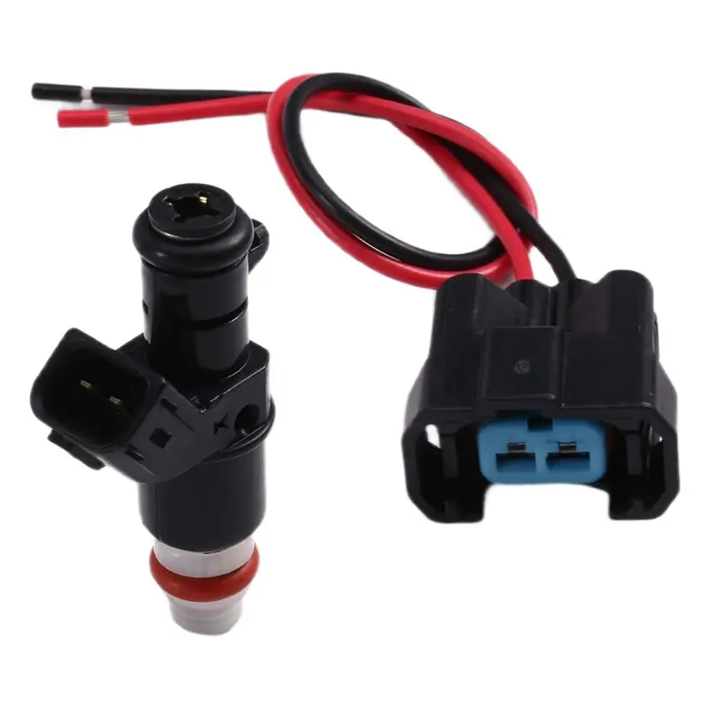 Outboard Fuel Injector With Adapter Plug 15710-45G01 For Quadracer 450 2006-2009 1047IJ108XG