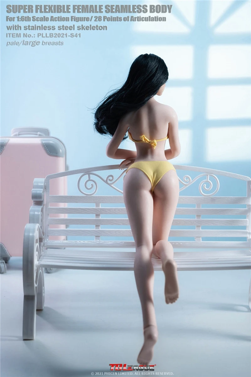 

New TBLeague PLLB2021-S40 S41 S41A S40A 1/6 Super-Flexible Female Seamless Body Tall Slender Pale Big Breast Women Doll