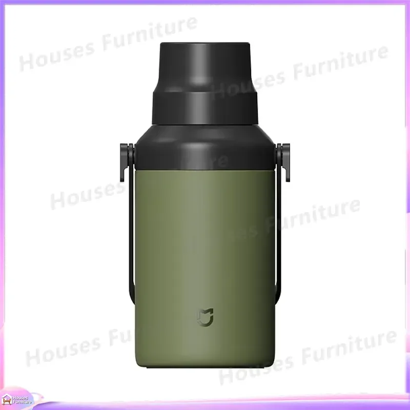 1L Smart Thermos Cup Stainless Steel Vacuum Flask Portable Insulated Water Bottle for Outdoor Travel Home Office Large