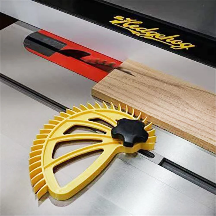 Imagem -04 - Desktop Carpintaria Push Block Hedgehog Push Block Tabela Saw Posicionador Plástico Two-in-one Rod