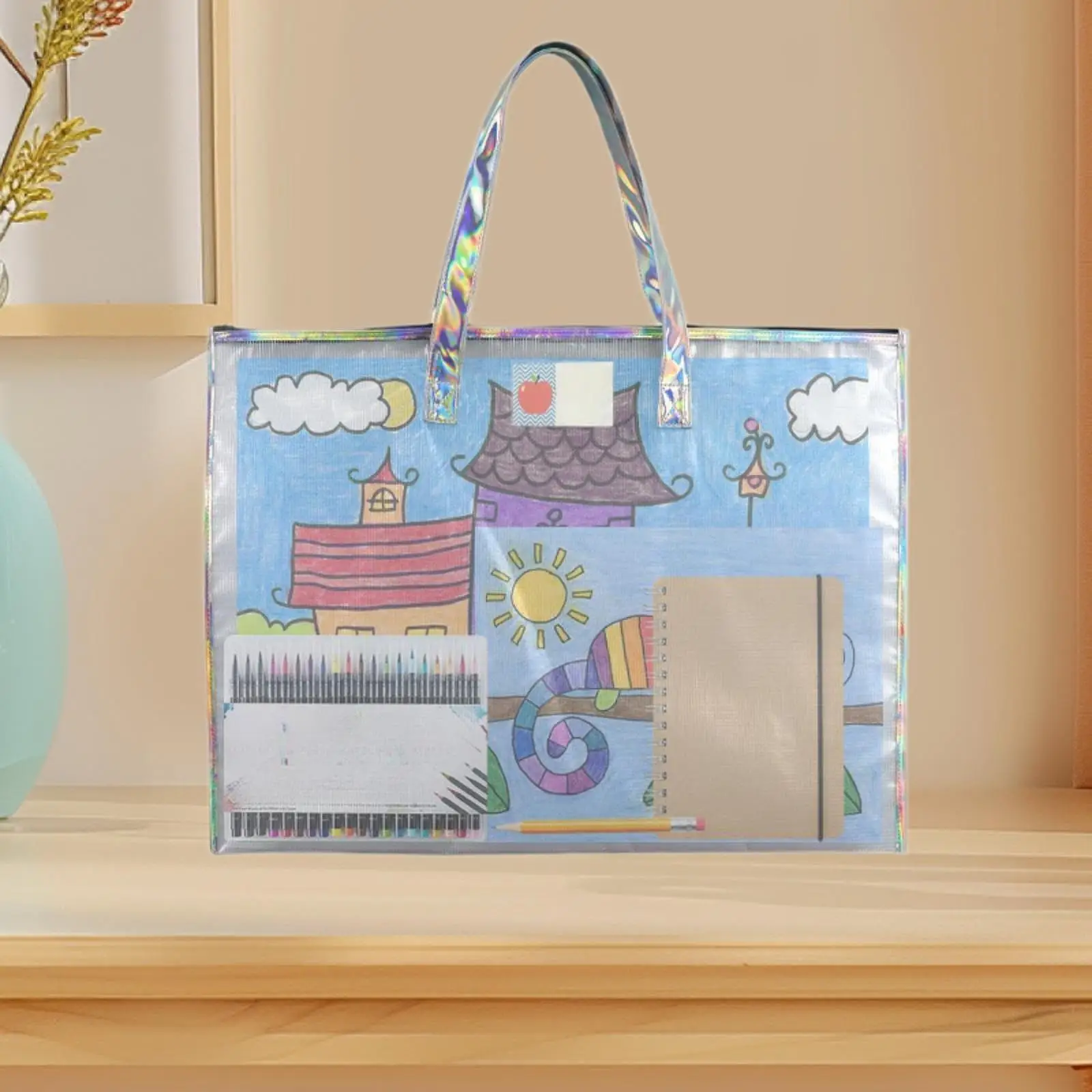 Портфель из сетчатой ткани для рисования