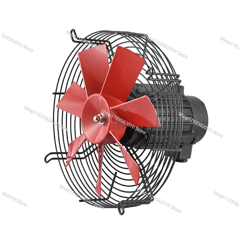 Explosion-Proof Axial Flow Fan with Mesh Cover - Low Noise 380V Industrial Ventilation & Cooling