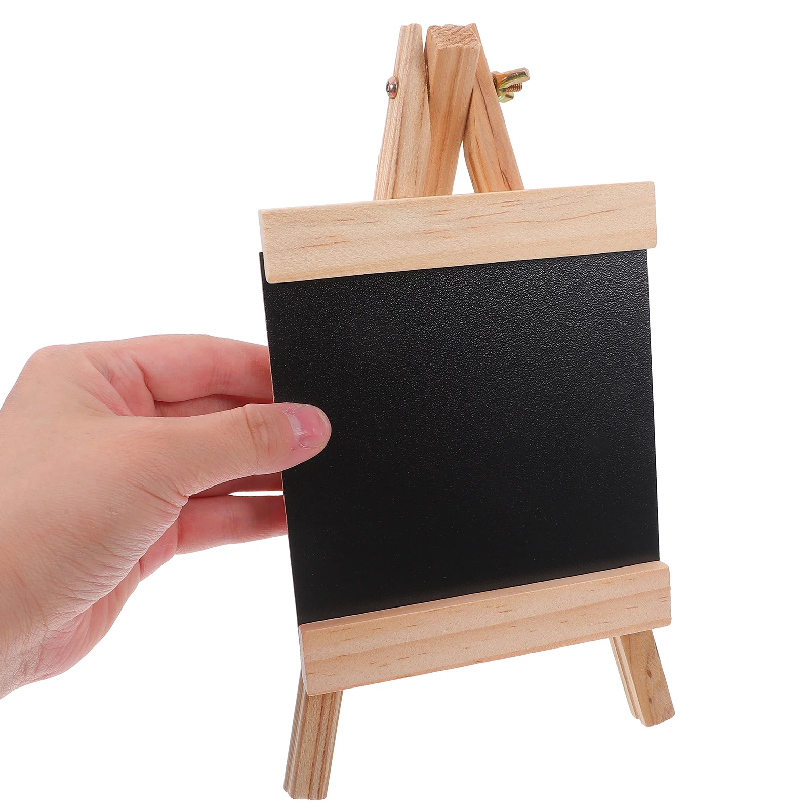 

3Pcs Wooden Erasable Chalkboard Menu Signs Rustic Natural Finish Sturdy Easel Stand Tabletop Display for Kitchen Bar