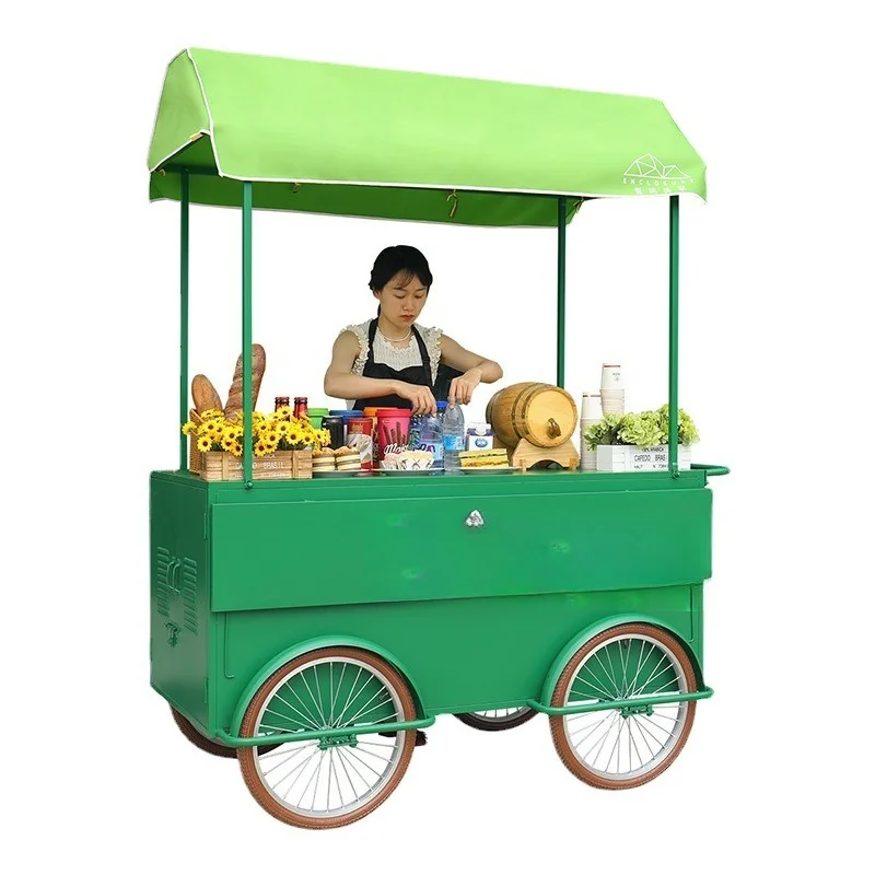 

Night market mobile stall trolley, street view outdoor market, multi-function