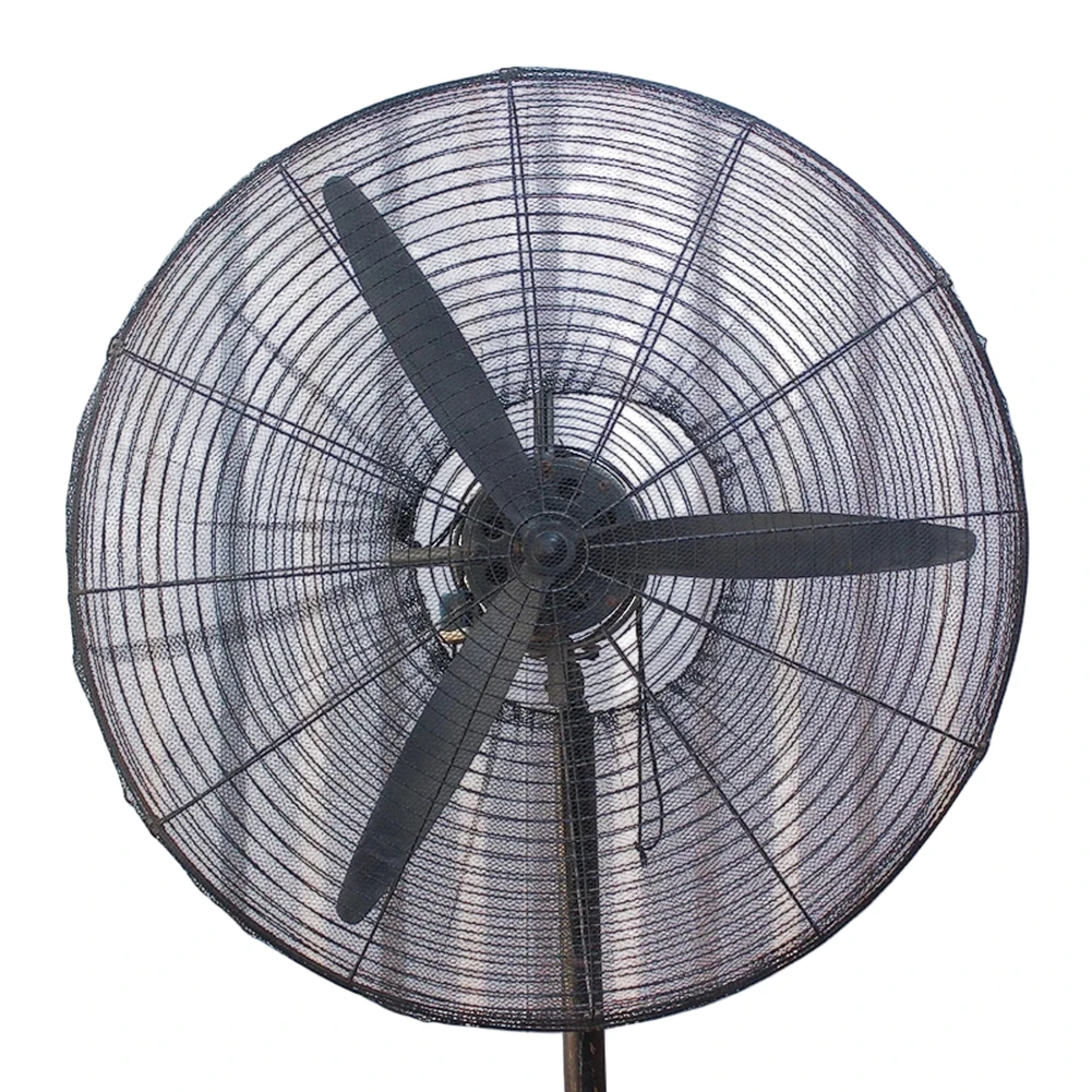 Industrial Electric Fan Mesh Cover with Drawstring Back for Secure Fit on Circular Fans Ranging from 40cm to 85cm Diameter