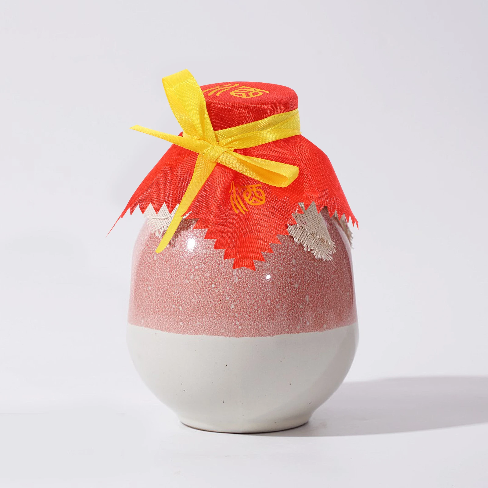 

10pcs Wine Fabric Cover Vintage Cloth Lid For Alcohol Sealing Pickle Jar Fabric Lid Decorative Jar Cover Bar Tool