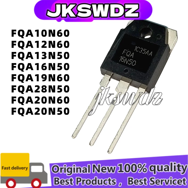 

10PCS NEW 100% FQA10N60 FQA12N60 FQA13N50 FQA16N50 FQA19N60 FQA20N50 FQA20N60 FQA28N50 TO-3P