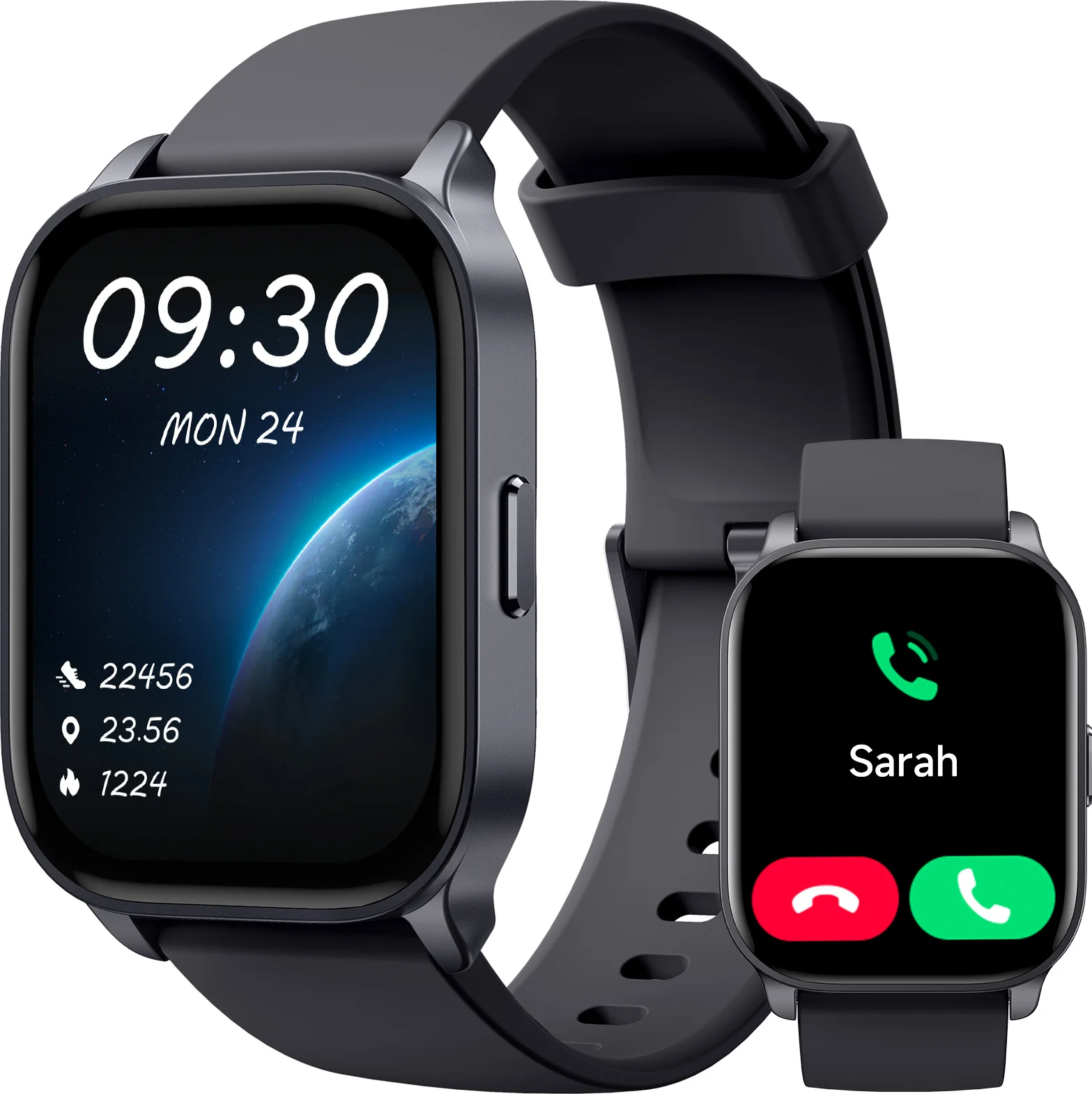 TOOBUR 2.01“ Smart Watch for Women With Answer/Make Calls，Alexa Built-in Fitness Track Smartwatcher 100 Sports/IP68 Waterproof