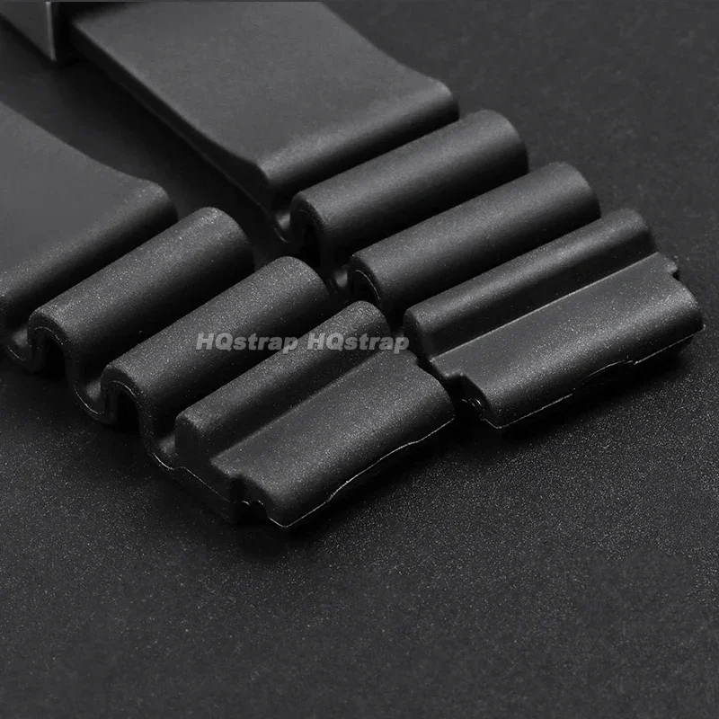 20mm 22mm 24mm Silicone Strap Rubber Watch Band for Seiko Watchbands Sport Wristband Water Ghost Bracelet Replacement Belt