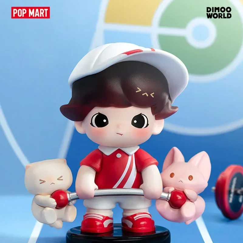

POP MART DIMOO Ouch Heavy Series Mystery Box Подлинная глухая коробка Guess Toys Сумка Орнамент Фигурки Домашний декор Настольные куклы Модель