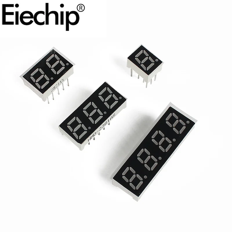 

10 PCS/Lot 0.28 Inch 0.36inch LED display 7 Segment 1 Bit 2 Bit 3 Bit 4 Bit Digit Tube Common Cathode / Anode led 7segment