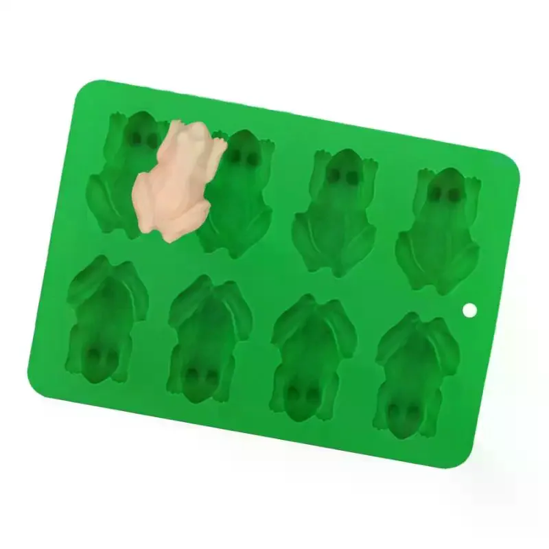 3D Frog Silicone Molds Fondant Candy Chocolate Mould Passover Frog Jello Plaster Epoxy Resin Crayons Cake Decorating Tools
