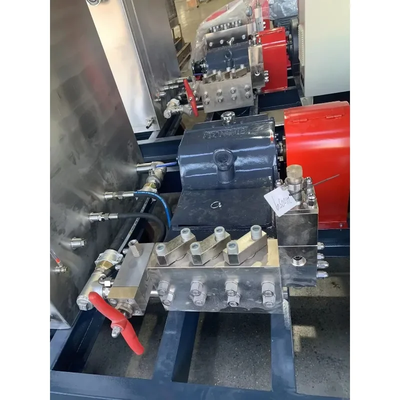Rugged high-pressure water jet equipment designed to increase efficiency