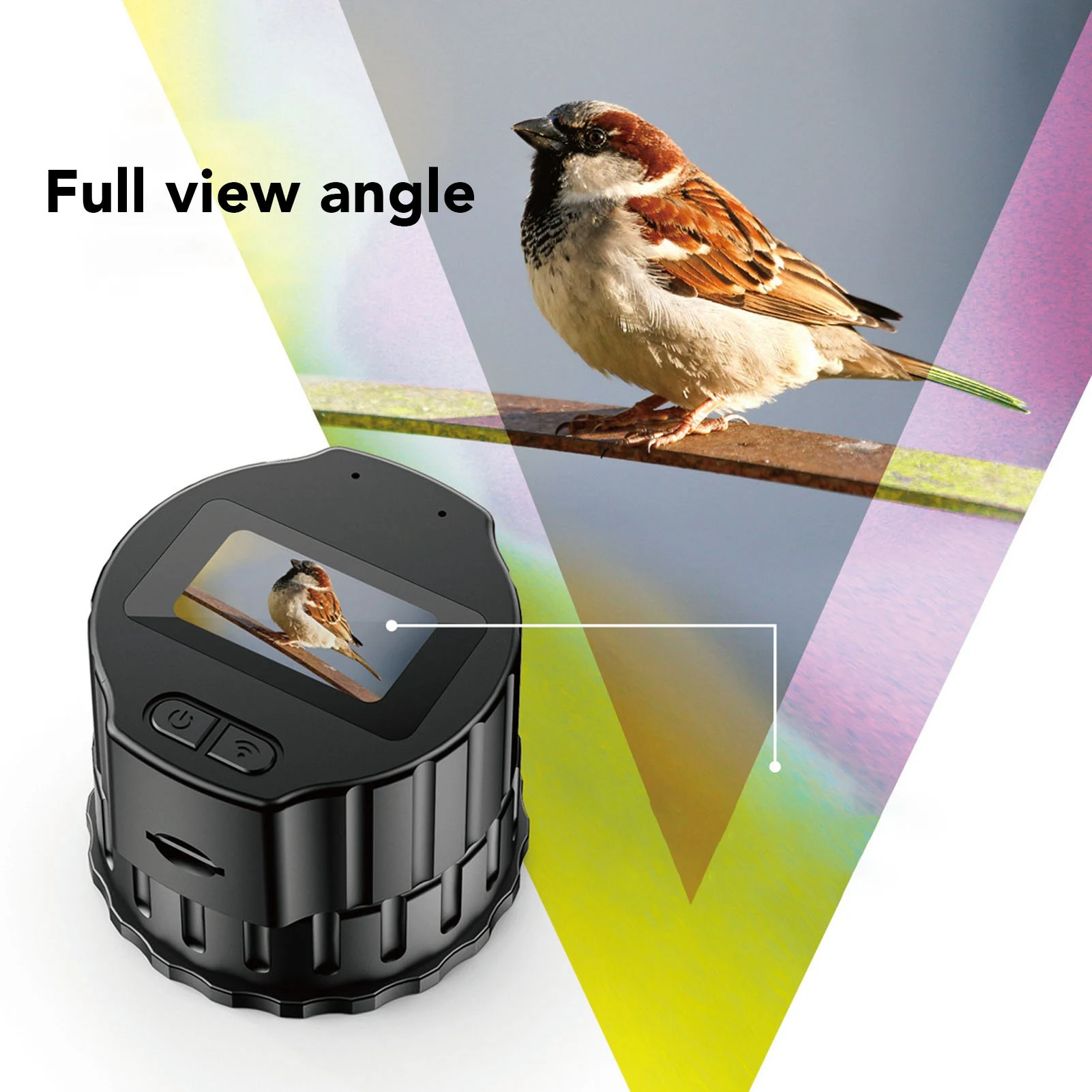 

Wireless Electronic Eyepiece WiFi 1.5in Display 16MP 1920x1080P Electronic Eyepiece for 28mm to 50mm Bird-Watching Telescope