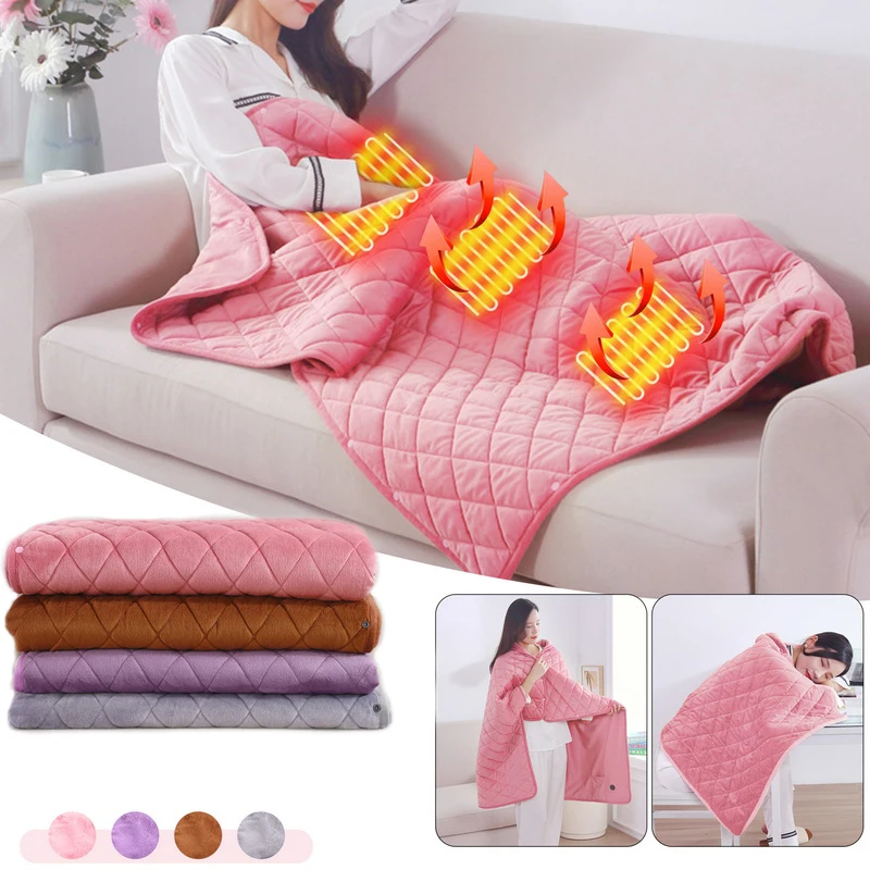 

5V USB Large Electric Blanket Powered By Power Bank Winter Bed Warmer USB Heated Blanket Body Heater Bed Warmer Machine