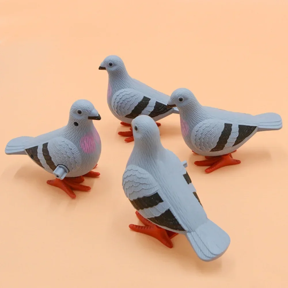 Baby Wind Up Toys Cute Jumping Pigeon Clockwork Toy Funny Simulation Animal Kids Educational Toys for Children Boys Girls Gift