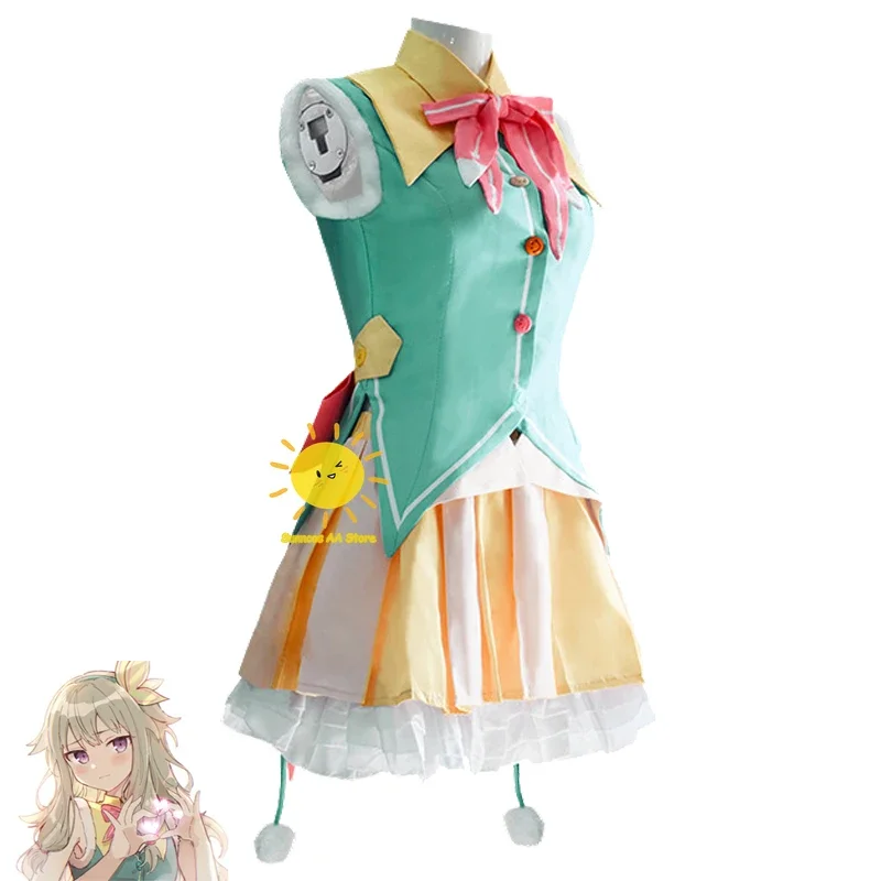 Игра Кусанаги Нене Косплей Проект Sekai Красочный Сценический Косплей Костюм Кусанаги Нене Униформа Платье Парик Карнавальная Вечеринка Cos Женщины