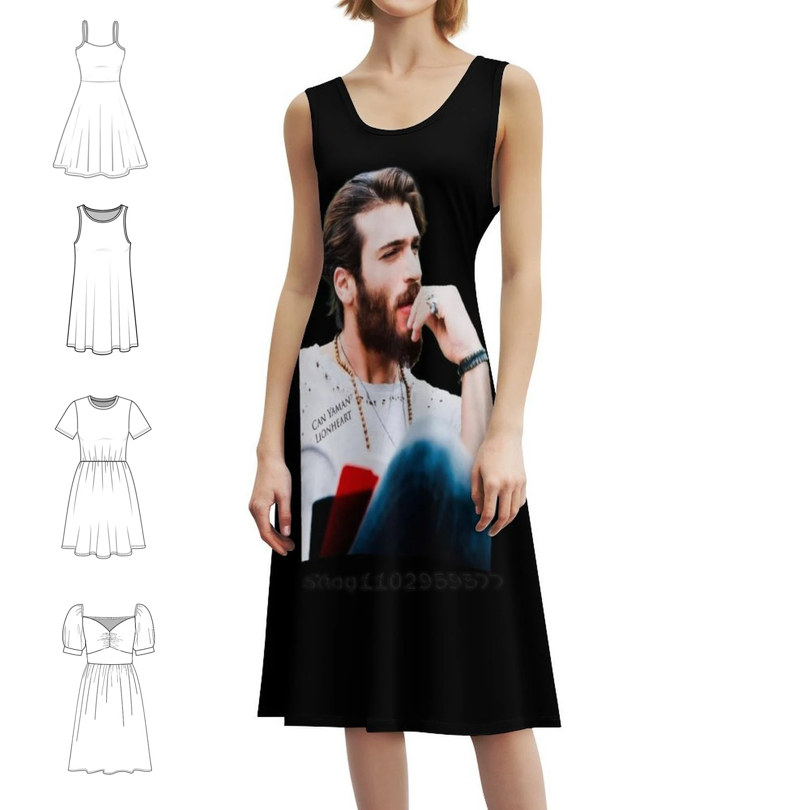 فستان رائع بفتحة عنق على شكل قلب فستان أنيق للحفلات الصيفية للنساء يمكن يامان فساتين حفلات يامانية