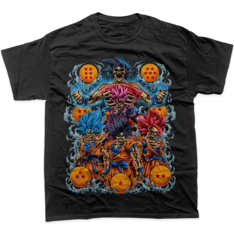 Dragon Ball Goku Skill Son camisa Dragon Ball camisa Dbz camisa Anime camiseta gráfica regalo de seguidor Y2K Harajuku envío gratis