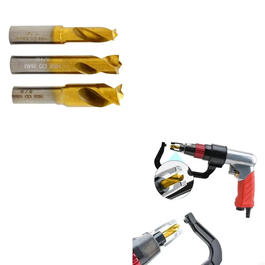 

P82E 3PCS SPOTS SHAWD DRIL