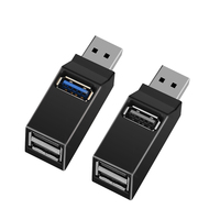 1PC USB 3.0 HUB Adapter Mini Splitter Extender Box 3 Port High Speed for PC Laptop U Disk Card Reader Docking USB Hub Converter